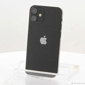 〔中古品〕 iPhone12 mini 128GB ブラック MGDJ3J／A SIMフリー【269】