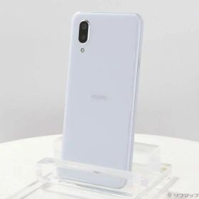 【中古】SHARP(シャープ) AQUOS sense3 plus 128GB ホワイト 901SH SoftBank 【348-ud】