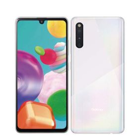 サムスン(SAMSUNG)のSC-41A Galaxy A41 ホワイト SIMフリー 本体 ドコモ スマホ ギャラクシー 【送料無料】 sc41aw7mtm(スマートフォン本体)