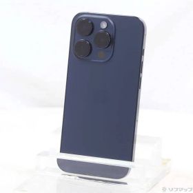 〔中古品〕 iPhone15 Pro 128GB ブルーチタニウム MTUA3J／A SIMフリー【377】