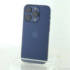 〔中古品〕 iPhone15 Pro 128GB ブルーチタニウム MTUA3J／A SIMフリー【258】