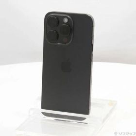 〔中古品〕 iPhone15 Pro 128GB ブラックチタニウム MTU73J／A SIMフリー【258】