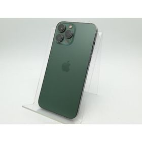 【中古】Apple 国内版 【SIMフリー】 iPhone 13 Pro Max 256GB アルパイングリーン MNCV3J/A【柏】保証期間１週間【ランクC】