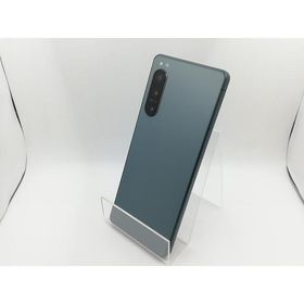 【中古】SONY au 【SIMフリー】 Xperia 5 IV 8GB 128GB SOG09 グリーン【博多】保証期間１ヶ月【ランクB】