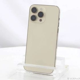 〔中古品〕 iPhone14 Pro Max 256GB ゴールド MQ9D3J／A SIMフリー【344】