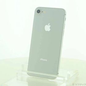 〔中古品〕 iPhone8 64GB シルバー MQ792J／A SIMフリー【349】
