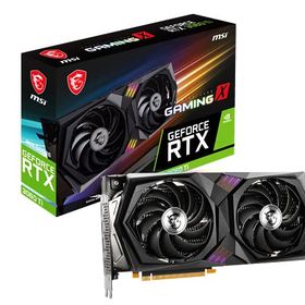 MSI GeForce RTX 3060 Ti GAMING X 8G LHR ゲーミンググラフィックカード - 8GB GDDR6 1770MHz PCI Express Gen 4 256ビット 3x DP v 1.4a HDMI 2.1 (4K対応)