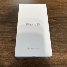 【認定整備済み/新品】Apple iPhone 15 128GB ブラック 本体