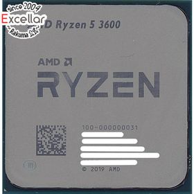 エーエムディー(AMD)のAMD Ryzen 5 3600 100-100000031 3.6GHz Socket AM4(PCパーツ)