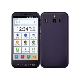 シンプルスマホ4 704SH[32GB] SoftBank ネイビー【安心保証】