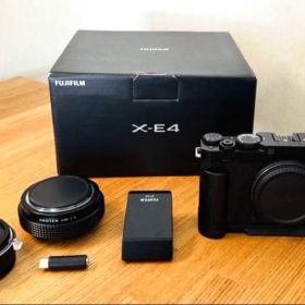 【最終値下げ】Fujifilm X-E4 本体 【美品・付属品多数】