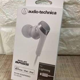 ☆未開封品 audio-technica オーディオテクニカ ATH-CKS330Li IN-EAR HEADPHONES SOLID BASS Lightning iPhone iPad ホワイト