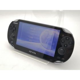 【中古】SONY PlayStation VITA 3G/Wi-Fiモデル クリスタルブラック PCH-1100 AB01【大須2】保証期間１ヶ月【ランクB】