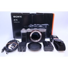 ソニー(SONY)の【5,177回 美品】SONY α7C ボディ シルバー ILCE-7C(ミラーレス一眼)