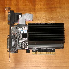 pPalit GeForce GT730 PCIEx8 ファンレス NEAT7300HD06-2080H (GDDR3 64bit 1GB, PCIE2.0x8, 標準ブラケット) 動作確認済 [No.464]