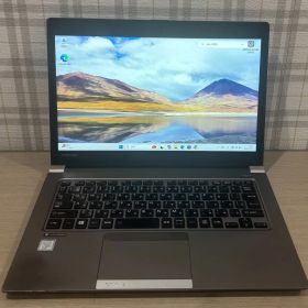 快適 8世代 CPU DYNABOOK R63/M Windows11 Core i3 8130U 2.20 GHz メモリ 12GB SSD256GB office2016