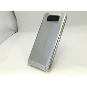 【中古】ASUS 国内版 【SIMフリー】 Zenfone 8 Flip グレイシアシルバー 8GB 256GB ZS672KS-SL256S8【浜松駅前】保証期間１ヶ月【ランクB】