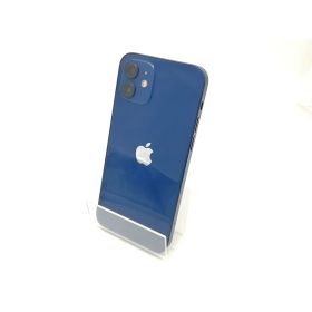 【中古】Apple au 【SIMロック解除済み】 iPhone 12 128GB ブルー MGHX3J/A【柏】保証期間1週間【ランクC】