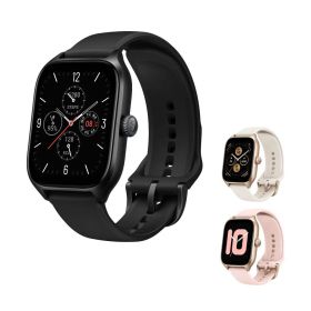 【新品未使用品】【箱付き】箱潰れ 国内メーカー正規品 Amazfit アマズフィット SP170051C GTS 4 スマートウォッチ 腕時計 通話機能 GPS搭載 音楽保存 防水 睡眠 心拍数 歩数計 シンプル 通話機能付き （コンパクト配送）