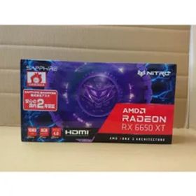 @【未使用品】 Sapphire NITRO+ Radeon RX 6650 XT (ブーストクロック最大2694MHz 8GB/128ビットGDDR6) GAMINGグラフィックカード ビデオカード グラボ