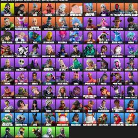 95 スキン|97本のツルハシ|70 エモート |88機のグライダー