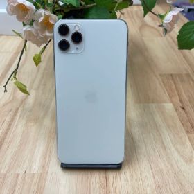 新品 iPhone 11ProMax 256Gb シルバー国内版SIMフリ−