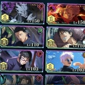 【引退垢】石103000🌈開宿儺1凸真人1凸覚醒五条1凸🌈領域五条虎杖 完凸5種🌈 | ファンパレ(呪術廻戦ファントムパレード)のアカウントデータ、RMTの販売・買取一覧