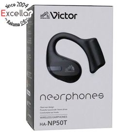 JVC 完全ワイヤレスイヤホン Victor nearphones HA-NP50T-B ブラック(ヘッドフォン/イヤフォン)