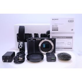 ソニー(SONY)の【780回 極美品】SONY ZV-E10 ボディ ブラック(ミラーレス一眼)