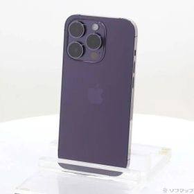 〔中古品〕 iPhone14 Pro 256GB ディープパープル MQ1E3J／A SIMフリー【276】