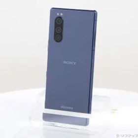 〔中古品〕 Xperia 5 64GB ブルー SO-01M docomoロック解除SIMフリー【262】