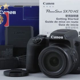 Canon キヤノン 【中古】Canon キヤノン PowerShot SX70 HS ブラック コンパクトデジタルカメラ 元箱付き コンパクトデジタルカメラ