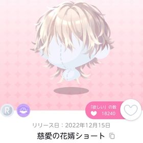 慈愛の花婿ショート | ポケコロツイン(ポケツイ)のアカウントデータ、RMTの販売・買取一覧