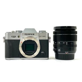 富士フイルム FUJIFILM X-T20 レンズキット シルバー デジタル ミラーレス 一眼カメラ 中古