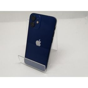 【中古】Apple SoftBank 【SIMロック解除済み】 iPhone 12 mini 128GB ブルー MGDP3J/A【宇田川】保証期間１週間【ランクC】