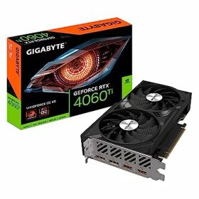 GIGABYTE GeForce RTX 4060 Ti WINDFORCE OC 8Gグラフィックスカード、WINDFORCEファン2倍、8GB 128ビットGDDR6、GV-N406TWF2OC-8GD ビデオカード。