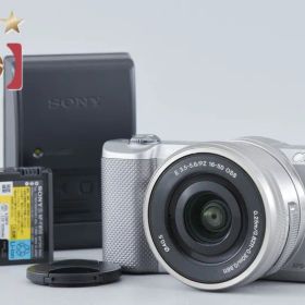 SONY ソニー 【中古】SONY ソニー α5000 ILCE-5000 パワーズームレンズキット シルバー ミラーレスカメラ
