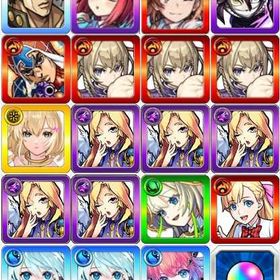 石垢-空条承太郎SC+中野二乃+御坂美琴+伊黒小芭内+ミスタ+マサムネx3+エル+ルシファーX5+ニ | モンストのアカウントデータ、RMTの販売・買取一覧