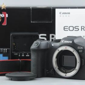 Canon キヤノン 【中古】Canon キヤノン EOS R7 ミラーレス一眼カメラ シャッター回数僅少 元箱付き ミラーレスカメラ
