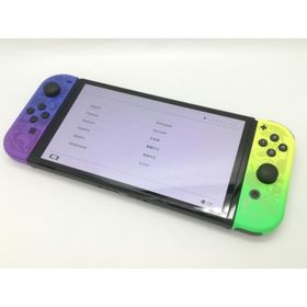 【中古】Nintendo Switch 本体 (有機ELモデル) HEG-S-KCAAA スプラトゥーン3エディション【福岡天神】保証期間１ヶ月【ランクB】