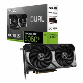 【30日は24時間限定クーポン配布】ASUS エイスースDual GeForce RTX 5060 Ti 16GB GDDR7 OC Edition グラフィックボード 転送不可 DUAL-RTX5060TI-O16G(2652063)送料無料