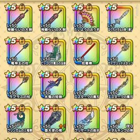 ⭐ジェム60000以上、全員レベル80Lv以上アカ！ 神喰らいの大剣、グリザードの鋭牙など | ドラクエウォークのアカウントデータ、RMTの販売・買取一覧