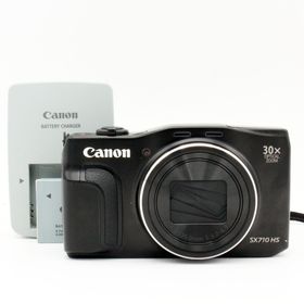 キヤノン(Canon)の【新品級】CANON Power Shot SX710 HS ブラック#8312(コンパクトデジタルカメラ)
