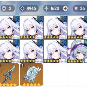 スカーク完凸/夢見月瑞希/息災/四風原典/紡がれた運命36個/原石1600個 | 原神のアカウントデータ、RMTの販売・買取一覧