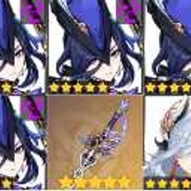 クロリンデ完凸+赦罪+申鶴+ムアラニ | 原神のアカウントデータ、RMTの販売・買取一覧