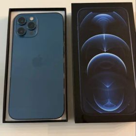 Apple iPhone 12 Promax青色 本体 箱付き