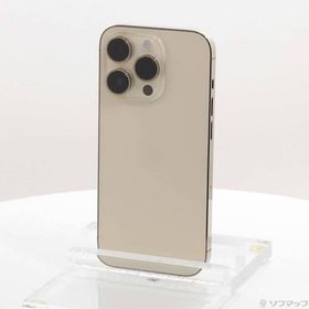 〔中古〕Apple(アップル) iPhone14 Pro 128GB ゴールド MQ073J／A SIMフリー〔297-ud〕