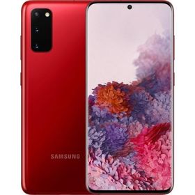 (再生新品) Samsung Galaxy S20 [5G] スマートフォン 128GB レッド (Aura Red) 海外SIMフリー版 SM-G981U1 | 国際送料無料