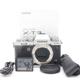 フジフイルム(富士フイルム)のFUJIFILM 富士フイルム ミラーレス一眼カメラ X-T3ボディ シルバー (ミラーレス一眼)
