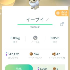 2018年産/色違いイーブイ | ポケモンGOのアカウントデータ、RMTの販売・買取一覧